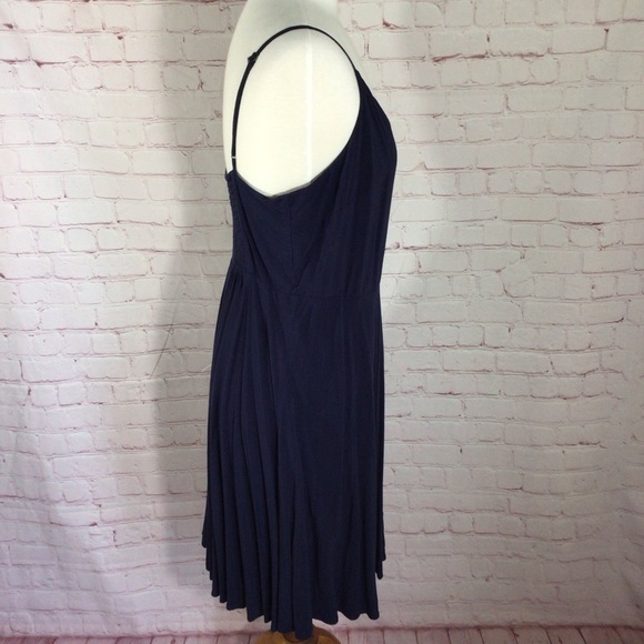 GAP Navy Blue Spaghetti Strap Dress - Size Medium - Picture 3 of 8